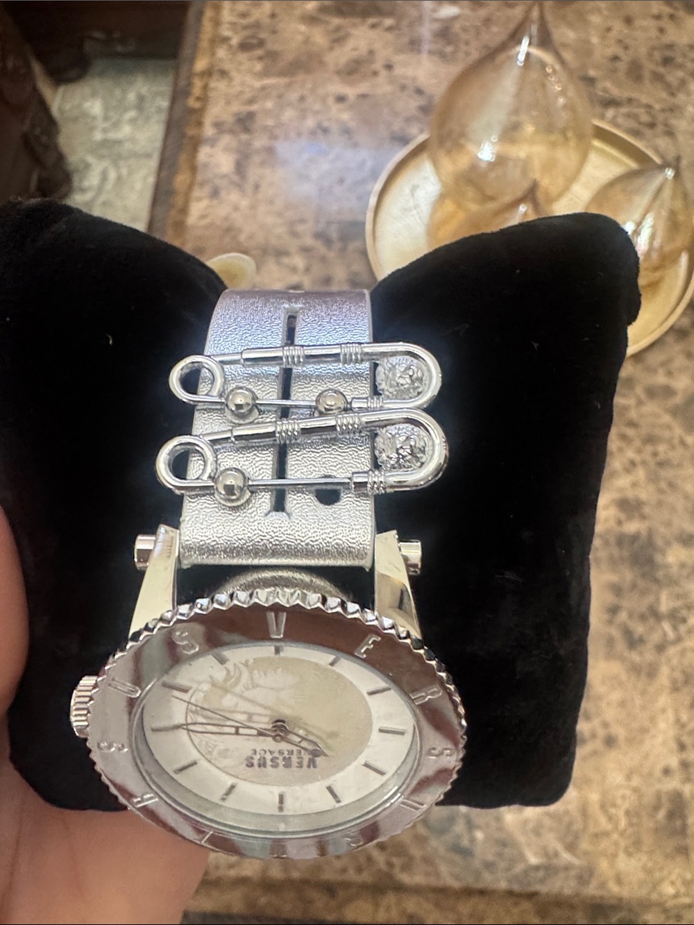 Versus Versace Women’s  Silver and White Bracelet Watch - Picture 5 of 9